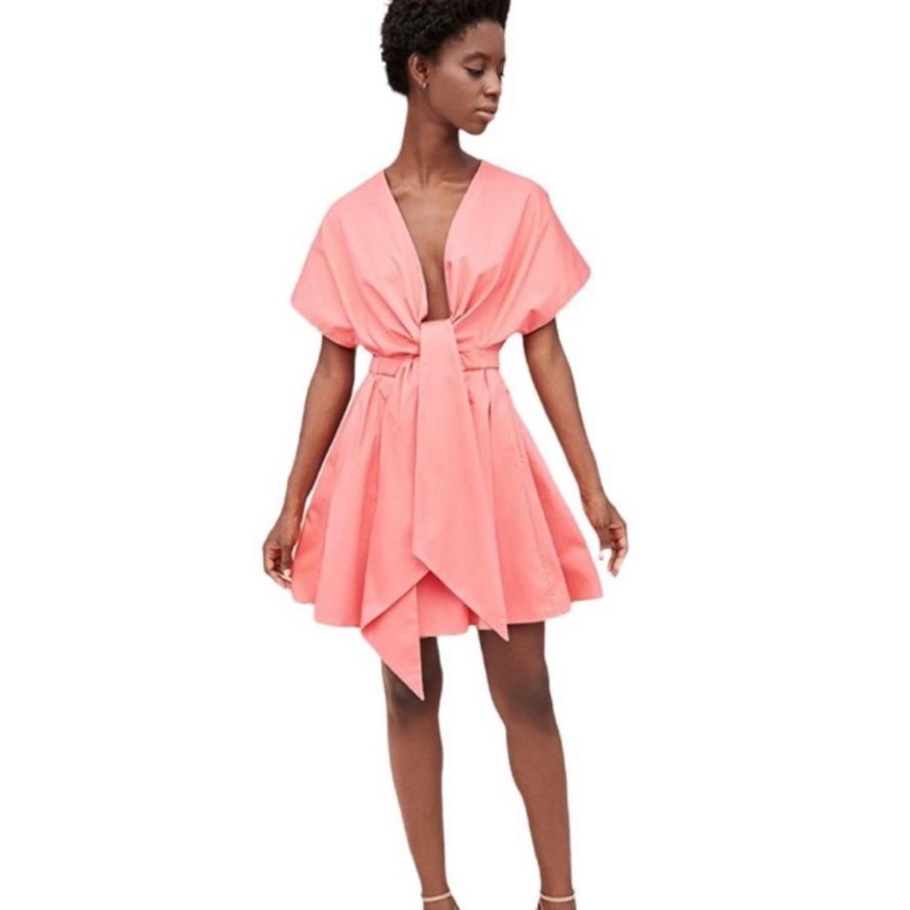 Aliétte pink tie dress